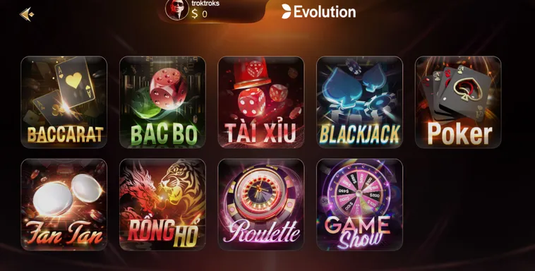 Chinh Phục Bàn Chơi Evolution Livestream Tại SunWin Với Tỷ Lệ Thưởng Khủng