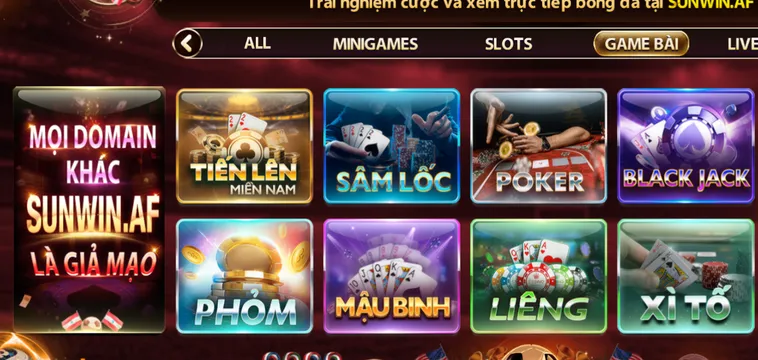 Sảnh Game Bài SunWin Thiên Đường Cá Cược Đổi Thưởng Đẳng Cấp Nhất Hiện Nay