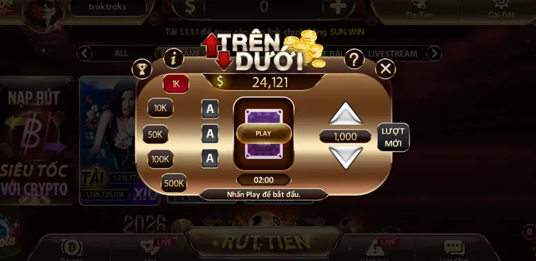 Chinh Phục Siêu Phẩm Minigame Trên Dưới Tại SunWin Với Thưởng Khủng