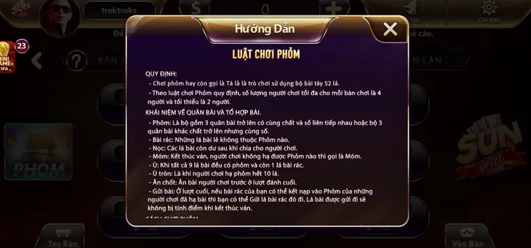 Khám Phá Sảnh Game Phỏm Tại SunWin Đẳng Cấp Nhất Hiện Nay
