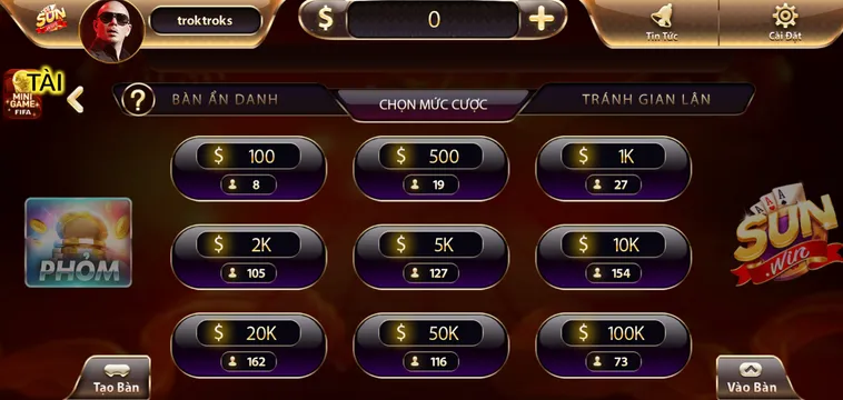 Khám Phá Sảnh Game Phỏm Tại SunWin Đẳng Cấp Nhất Hiện Nay