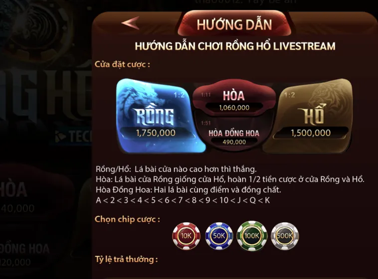 Rồng Hổ Livestream Tại SunWin Trải Nghiệm Đỉnh Cao Với Hệ Thống Cược Siêu Hấp Dẫn