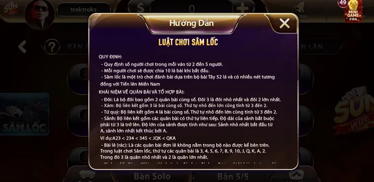 Chinh Phục Cảnh Giới Bài Thủ Cùng Sâm Lốc Tại SunWin Đỉnh Cao