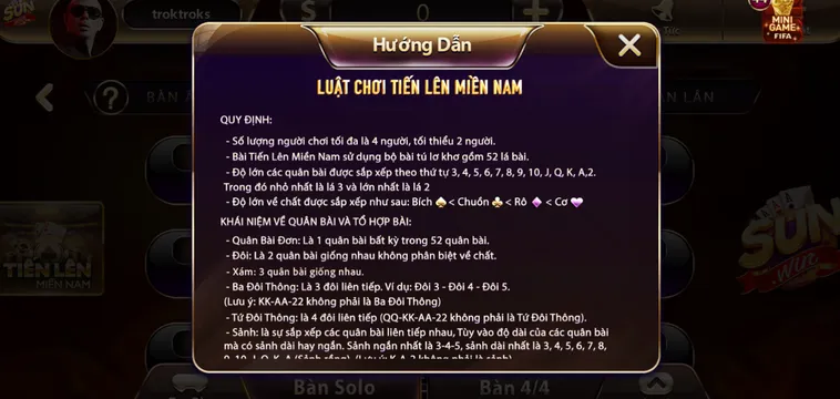 Chinh Phục Bàn Chơi Tiến Lên Miền Nam Tại SunWin Với Phần Thưởng Khủng